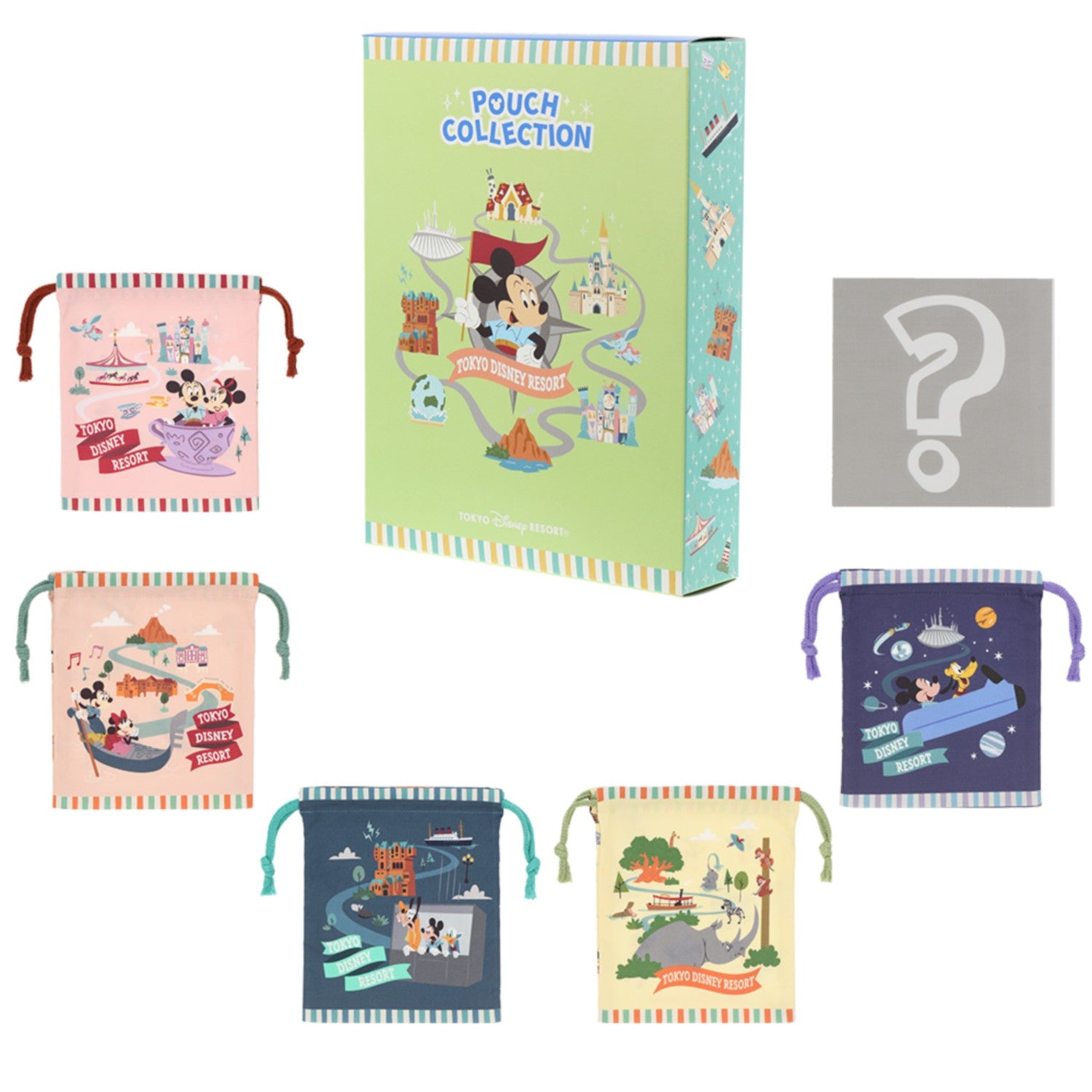 6 pieces Mickey Mouse and friends