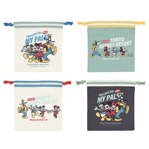 4 pieces Mickey Mouse and friends