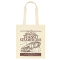 Tote bag transit steamer line