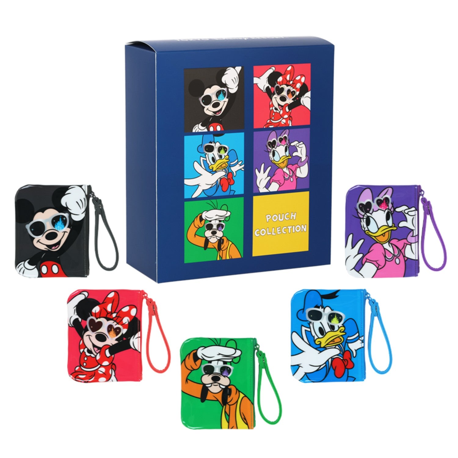 5 pouches Mickey Mouse and friends