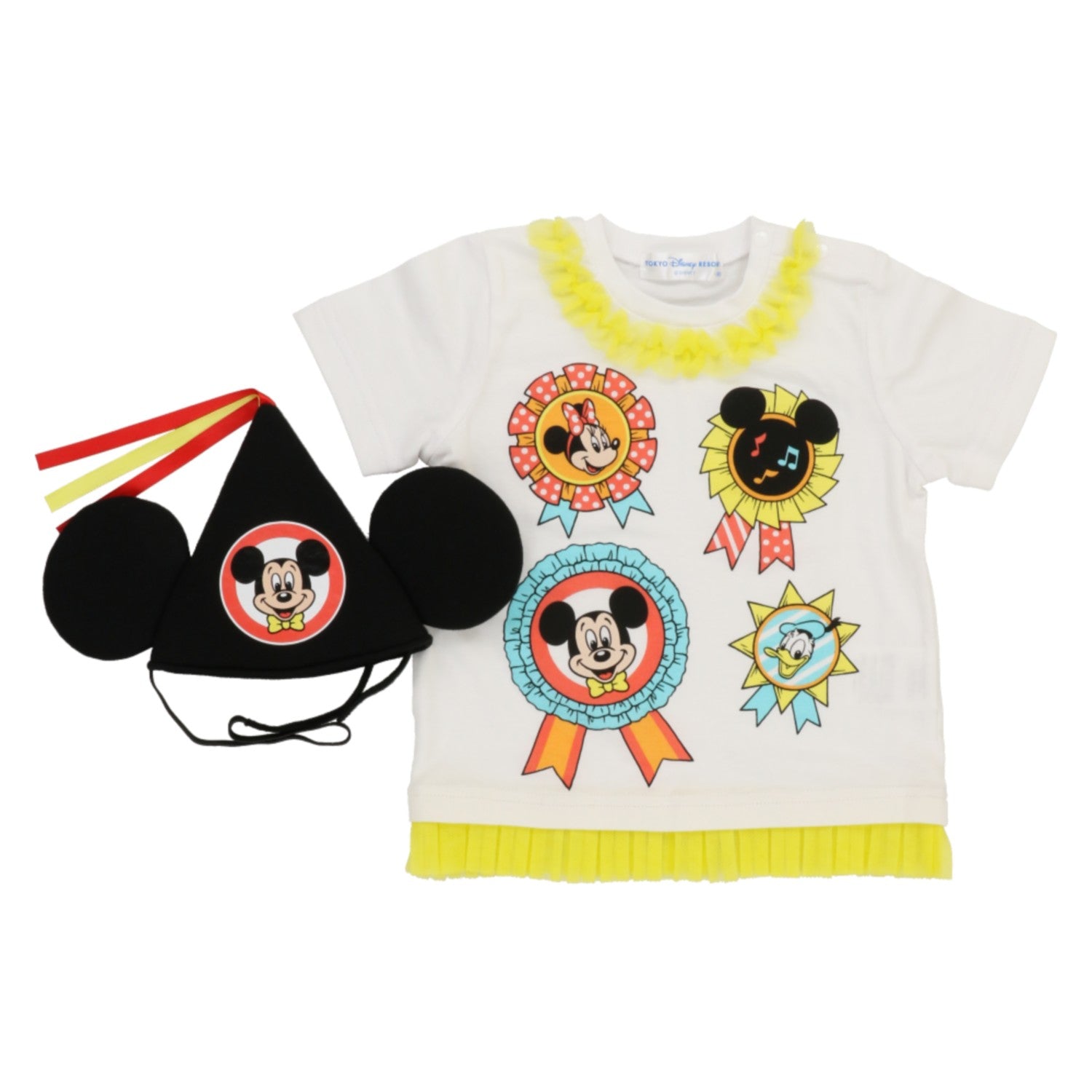Baby T-shirt with hat 90cm Mickey