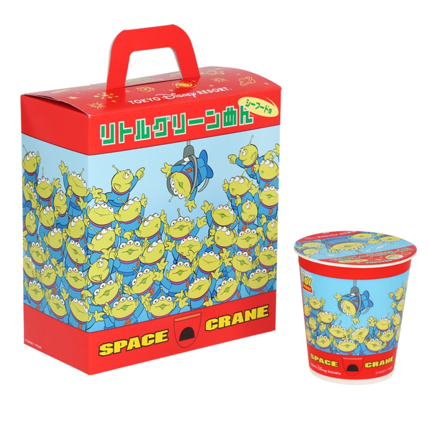 Cup ramen mini 4 pieces Little Green Men