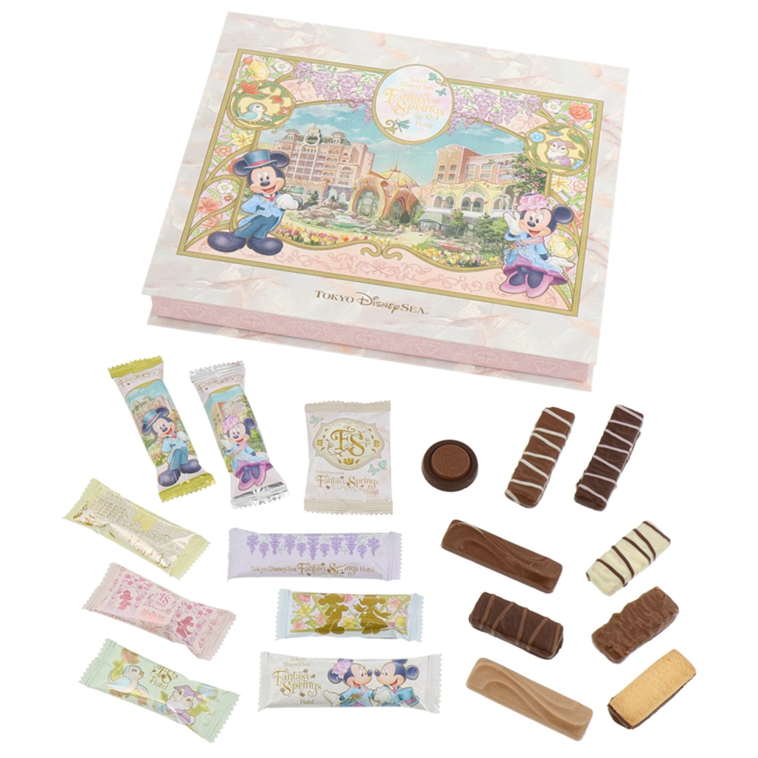 Assorted Chocolate Paper Box Tokyo DisneySea Fantasy Springs Hotel