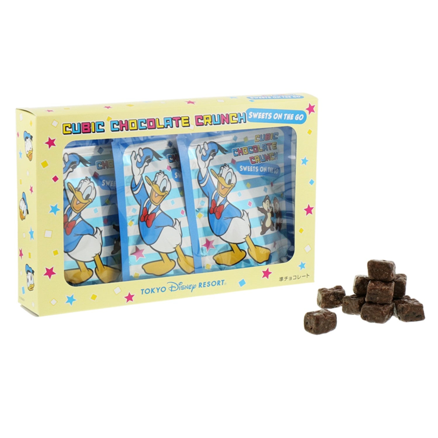 Cubic Chocolate Crunch Mini 3 bags Donald