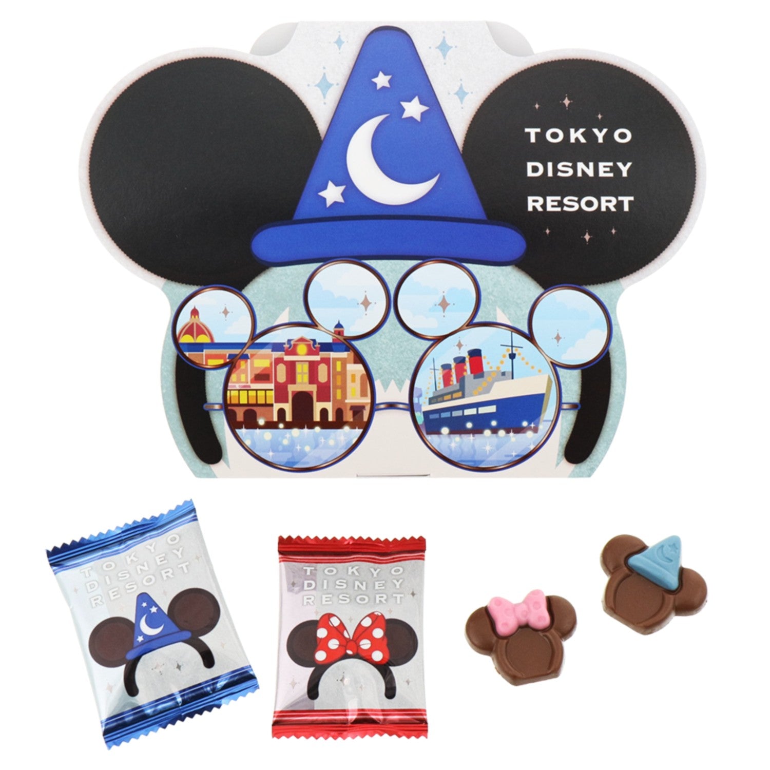 chocolate paper box mickey minnie