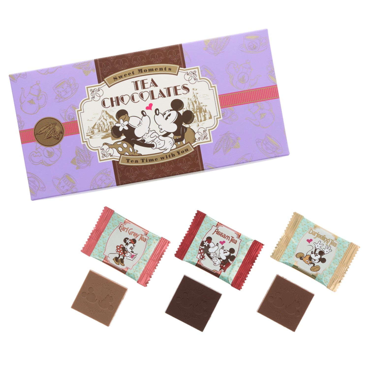 chocolate paper box mickey minnie