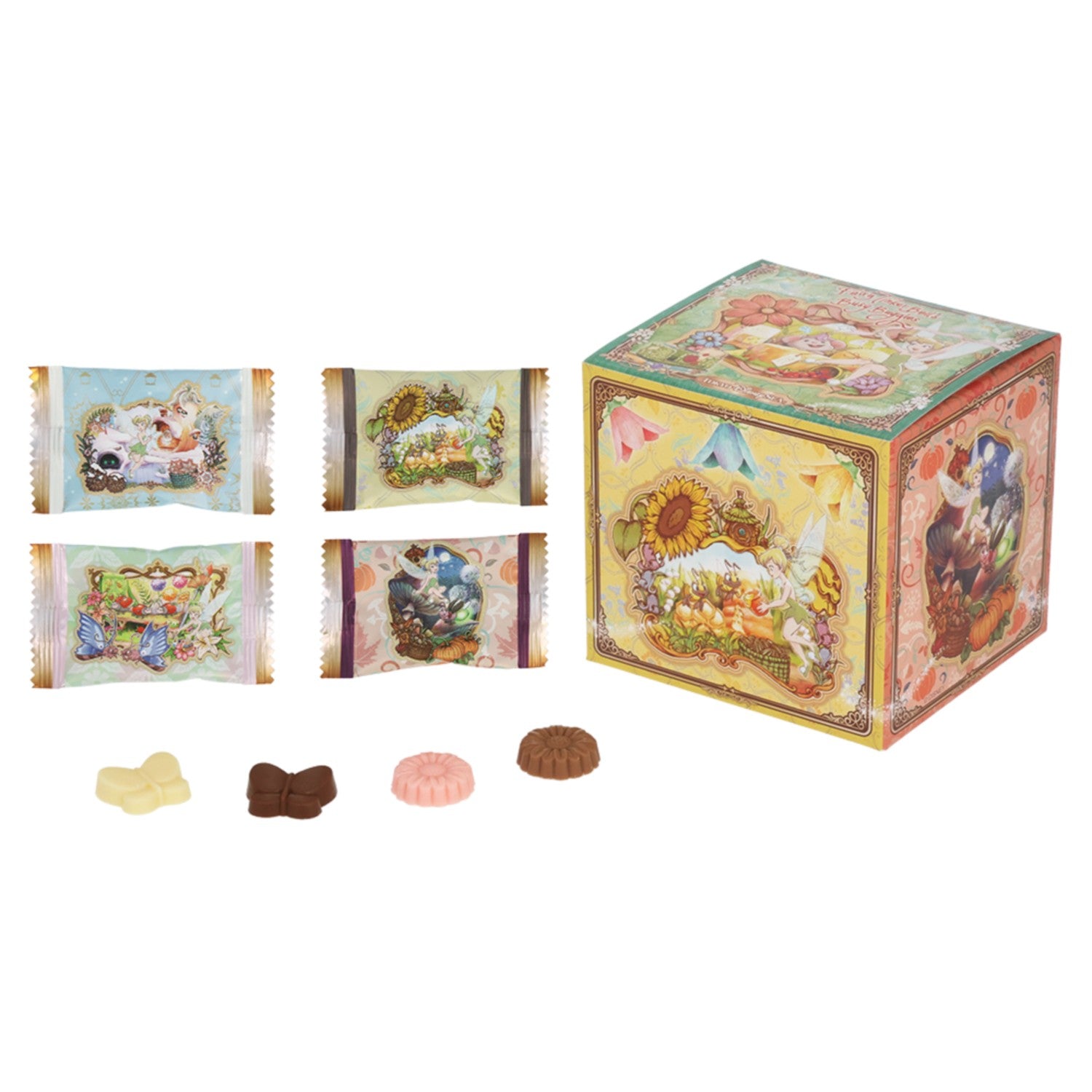 chocolate paper box disney tinkerbell