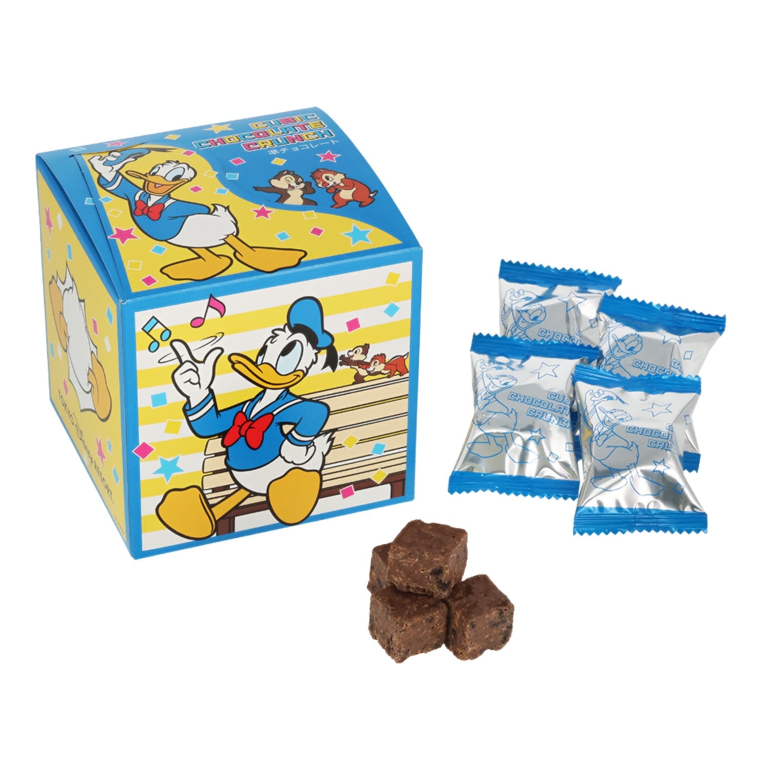 Cubic Chocolate Crunch Paper Box Donald