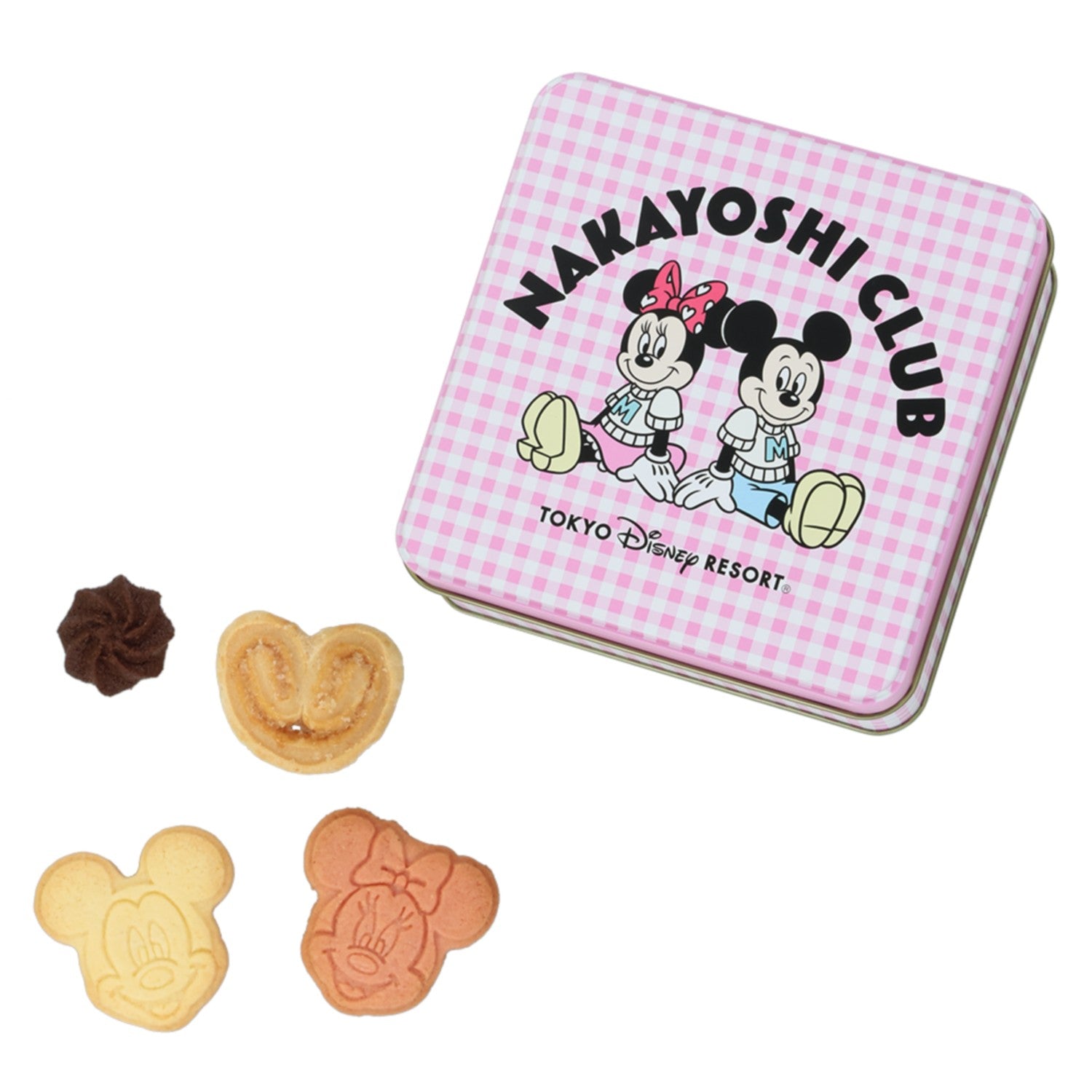 Assorted Cookie Can Mickey Minnie