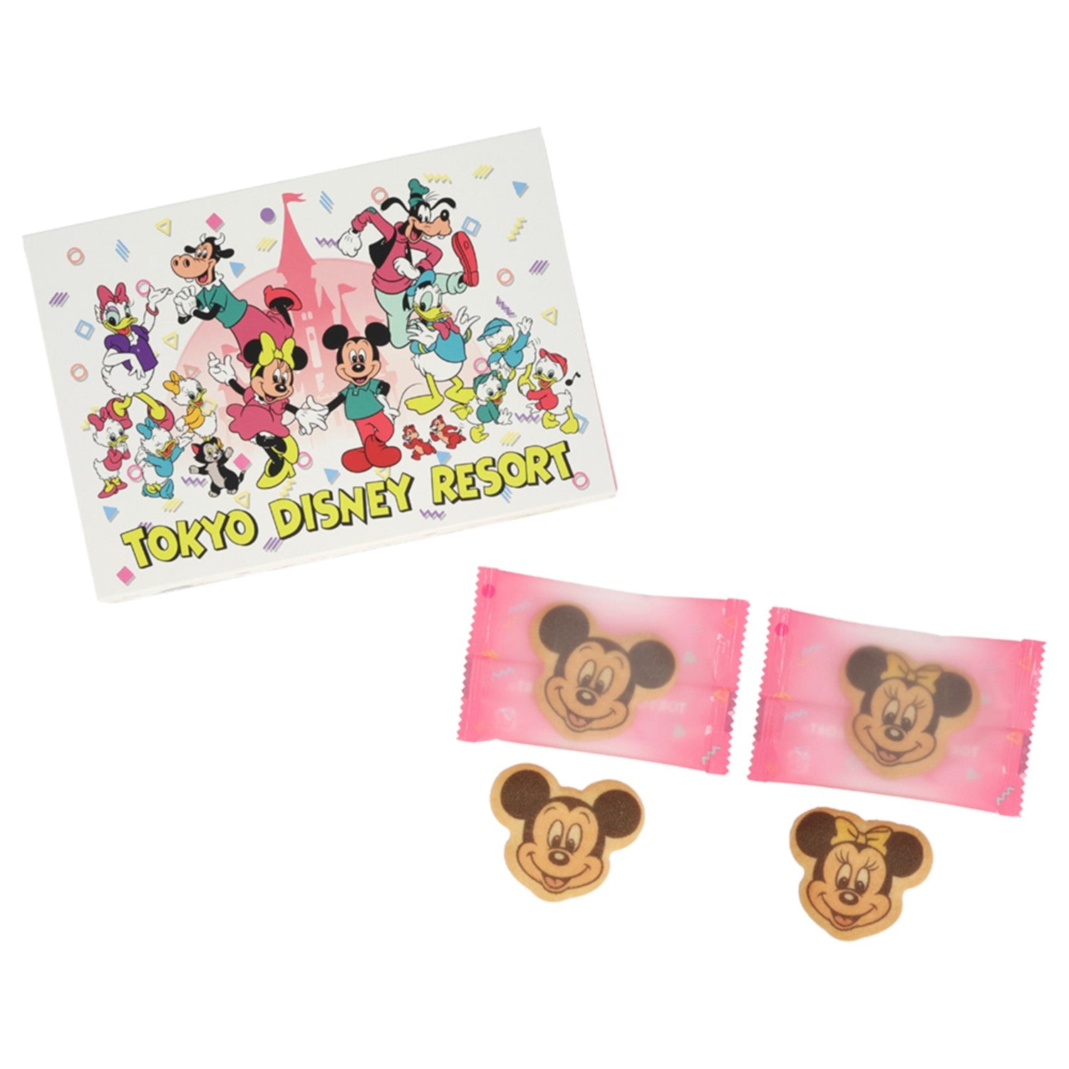 Cookie paper box Mickey Mouse and friends