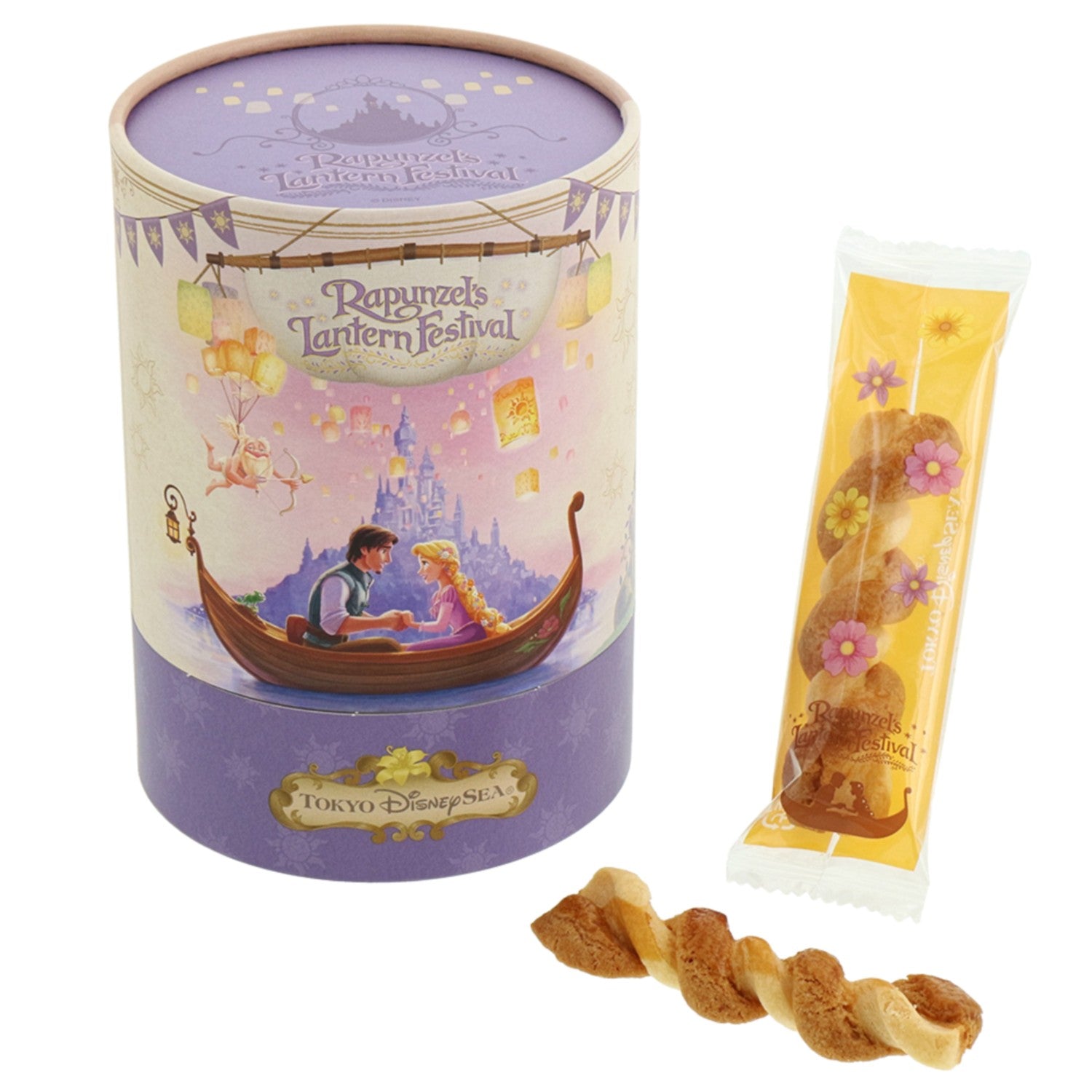 Pie cookie paper box Rapunzel on the tower
