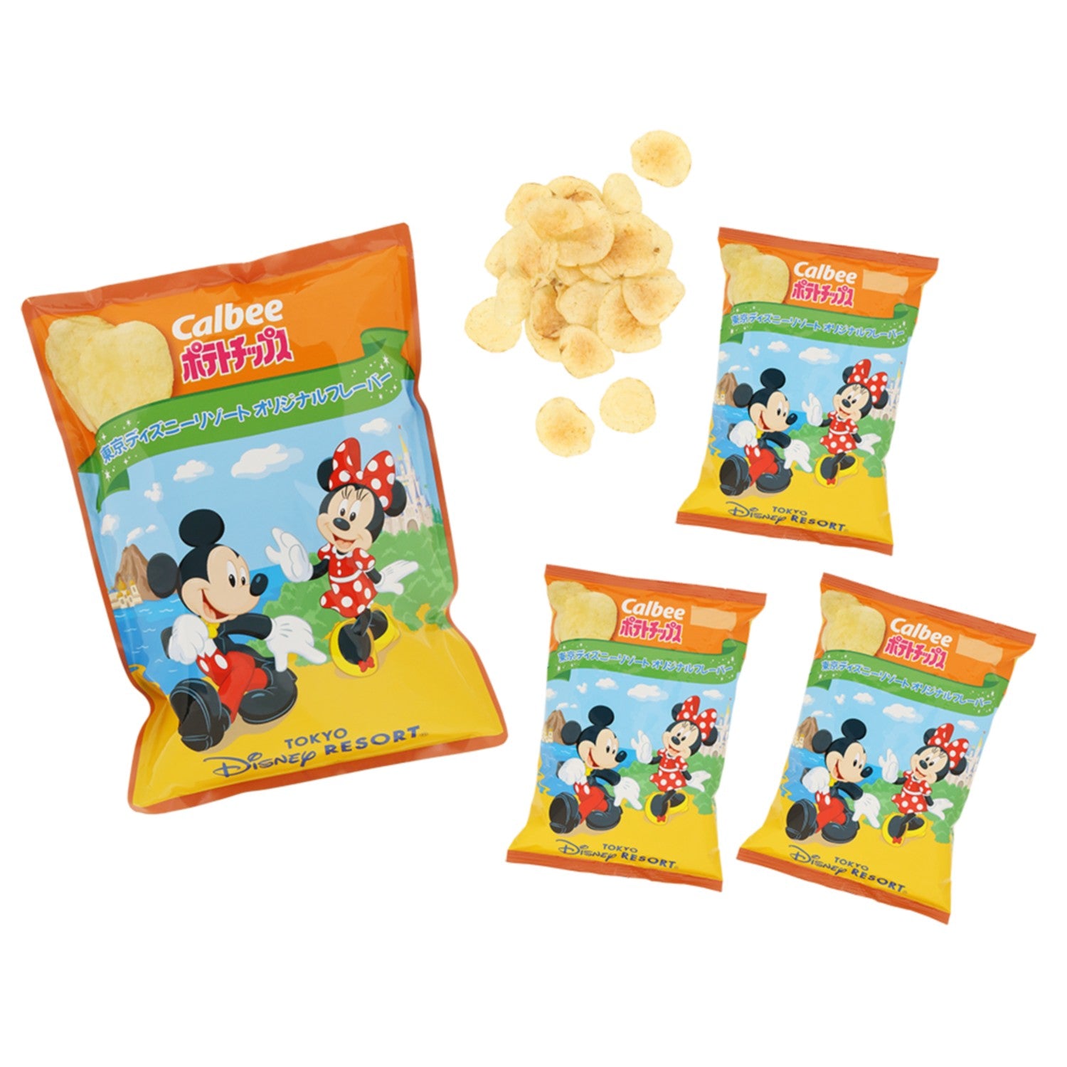 potato chips bag mickey minnie