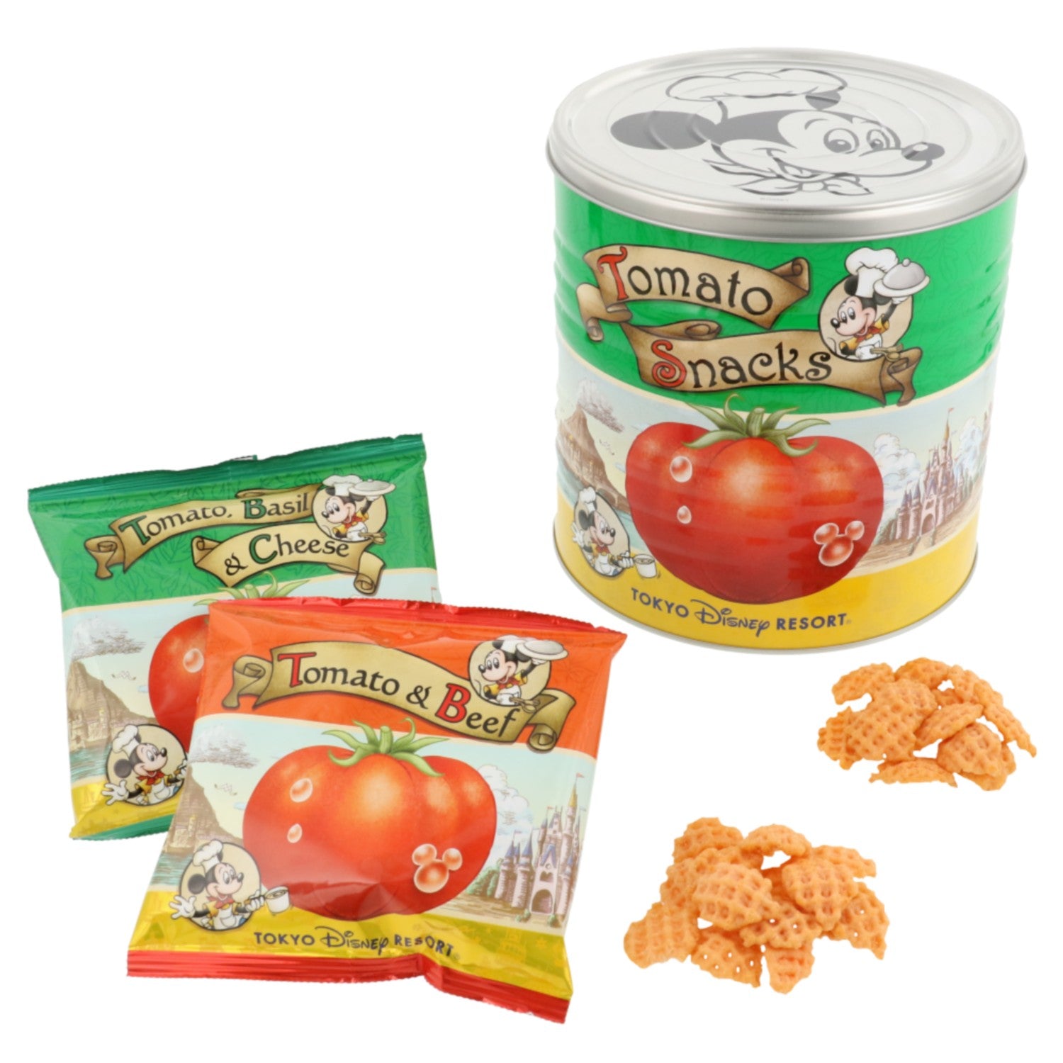 tomato snack can mickey mouse