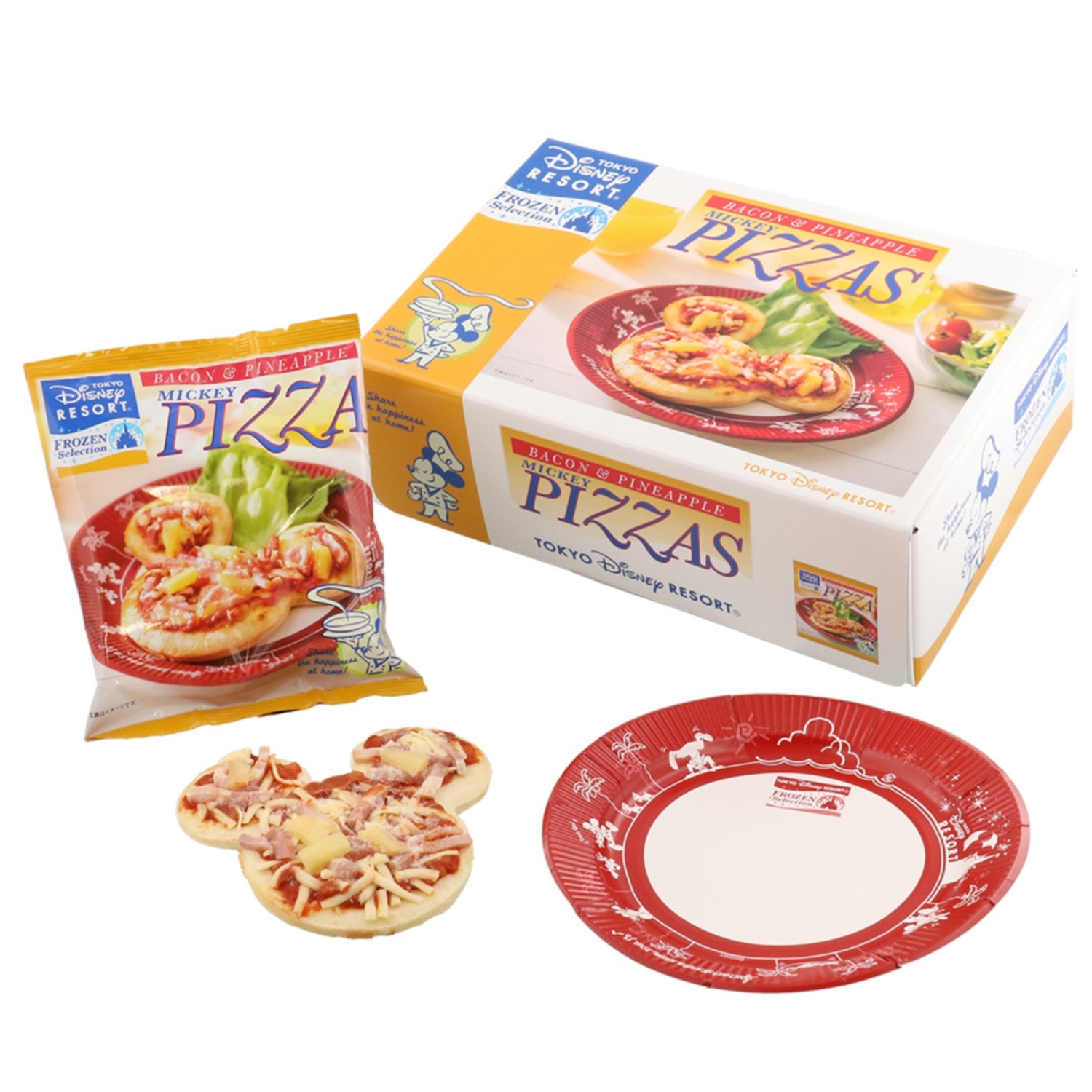 pizza paper box mickey
