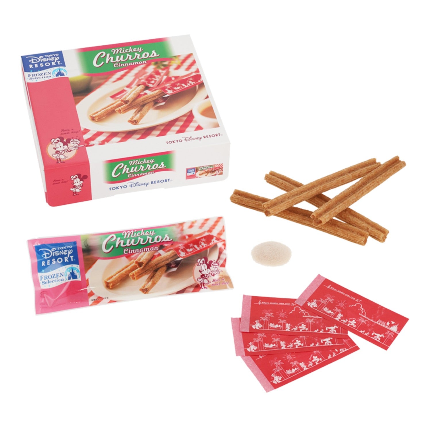 churros paper box minnie