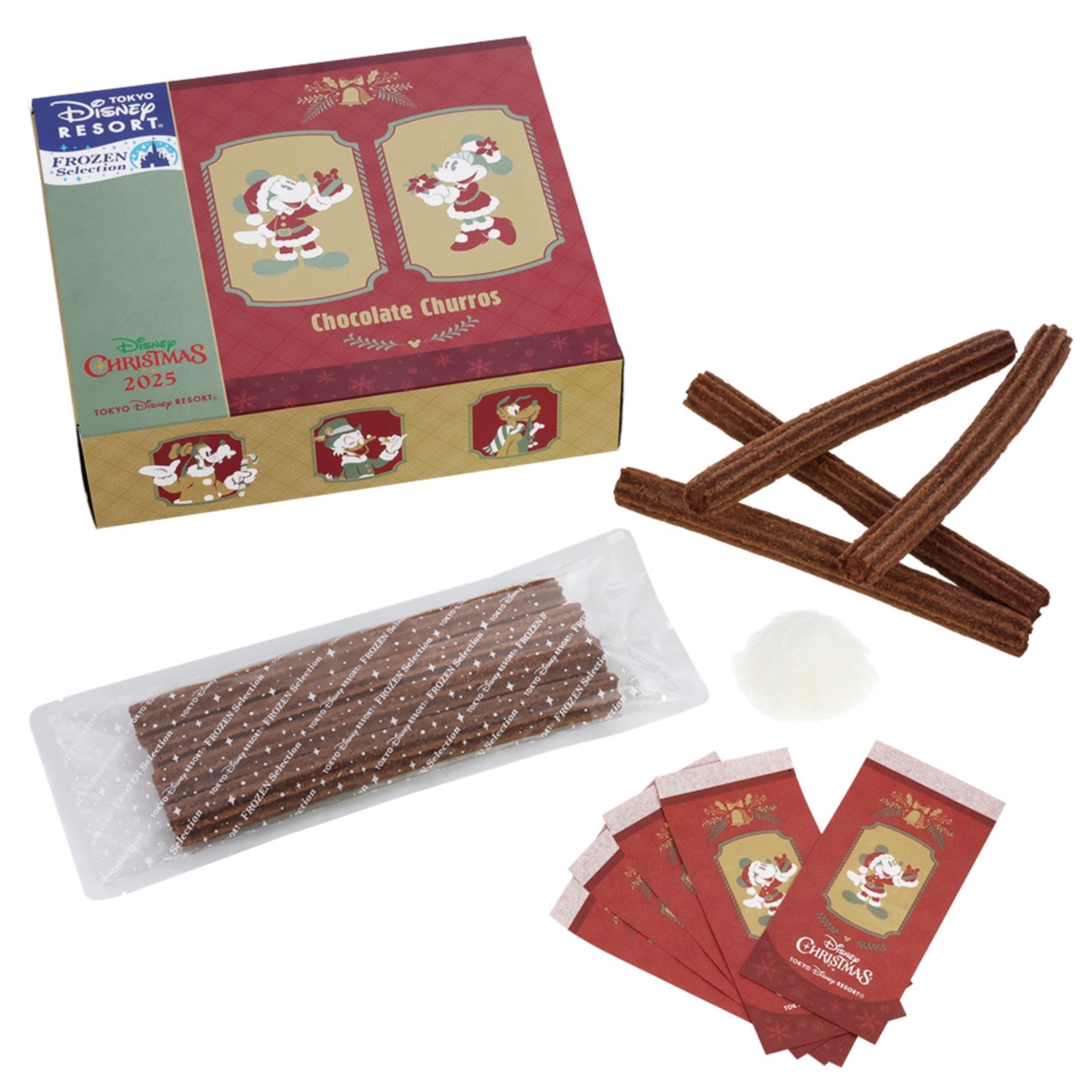 Churros Paper Box Mickey Mouse and Friends Disney Christmas
