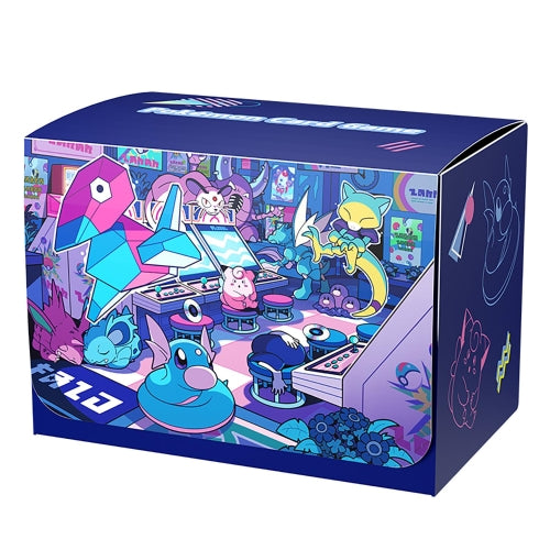 Pokemon Card Game Deck Case Night Arcade