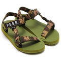 UBIQ × CRISIS MILITARY SANDAL OLIVE CAMOUFLAGE olive camouflage sneakers from Japan