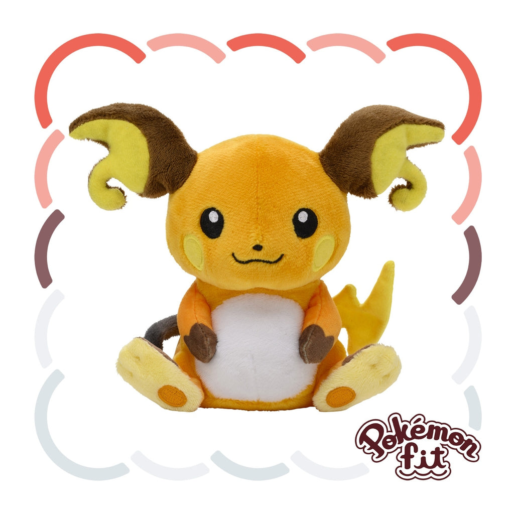 Pokémon Fit Raichu (#26) Official Plush – Pokémon Center Japan