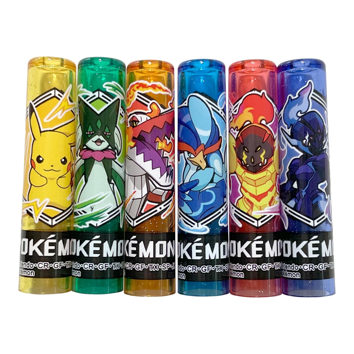 Authentic Pokemon Japan Pencil Cap with detailed character art
