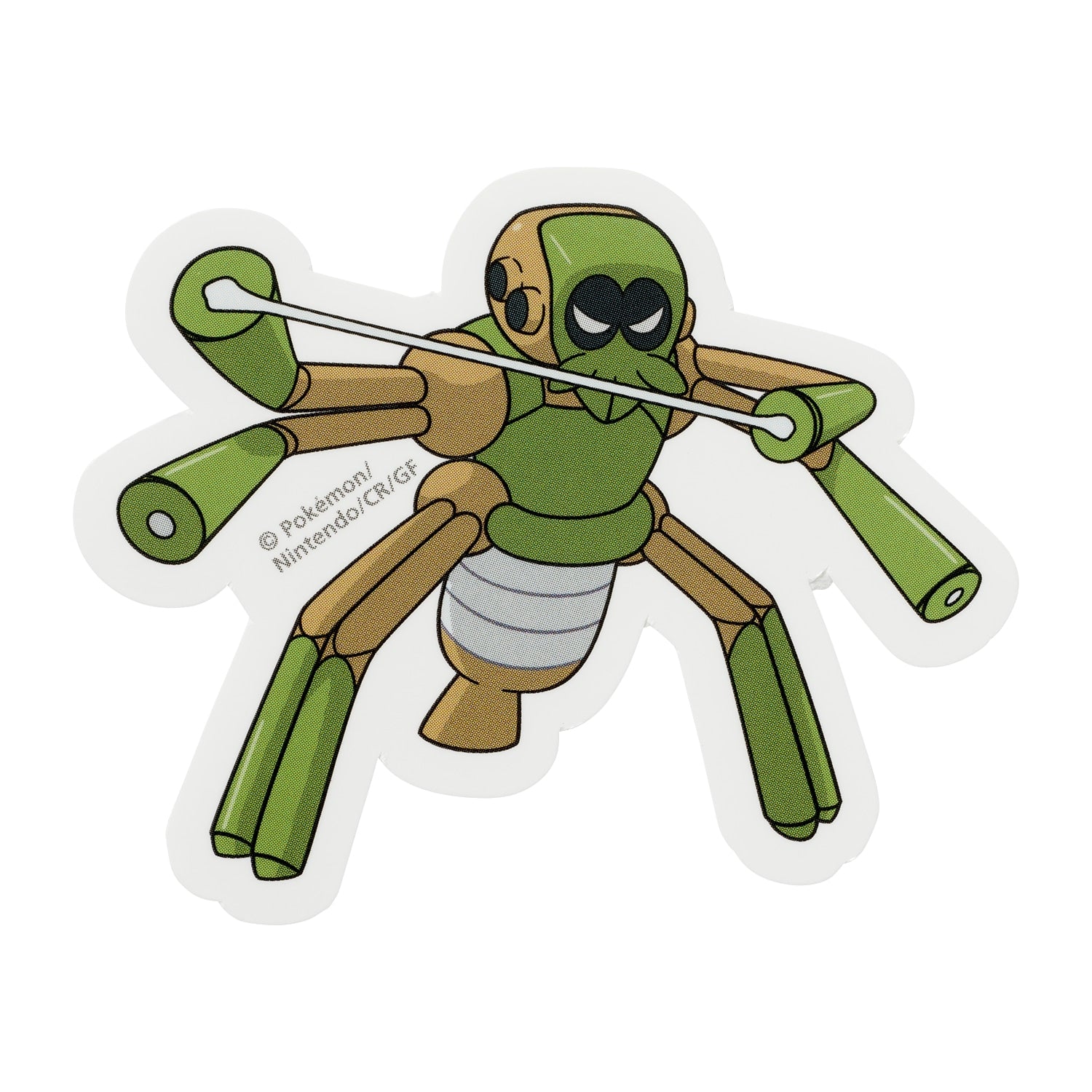 Pokemon Sticker Wanider, Spidops artwork, from Japan