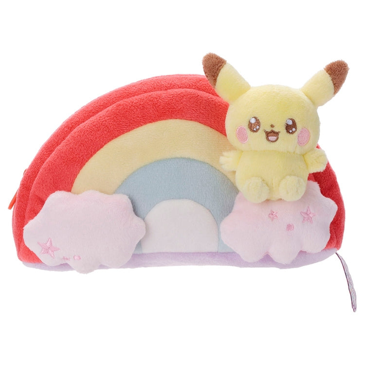 Pokepiece Stuffed Toy Pouch Starzora Ver. with cute Pikachu design from Japan