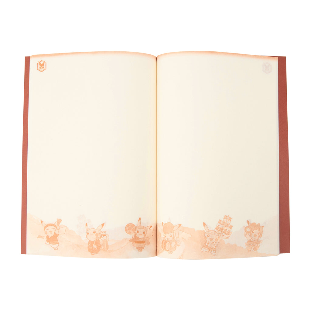 Official Pokemon Center Japan Notebook, featuring anime characters from Japan