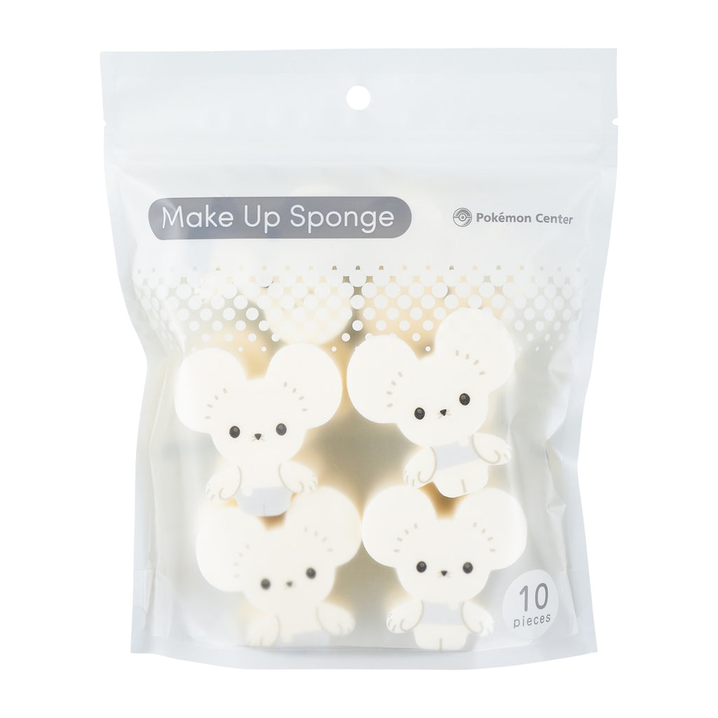 WAKKA de IKKA Wakka Mouse die-cut makeup sponge with cute mouse design from Japan