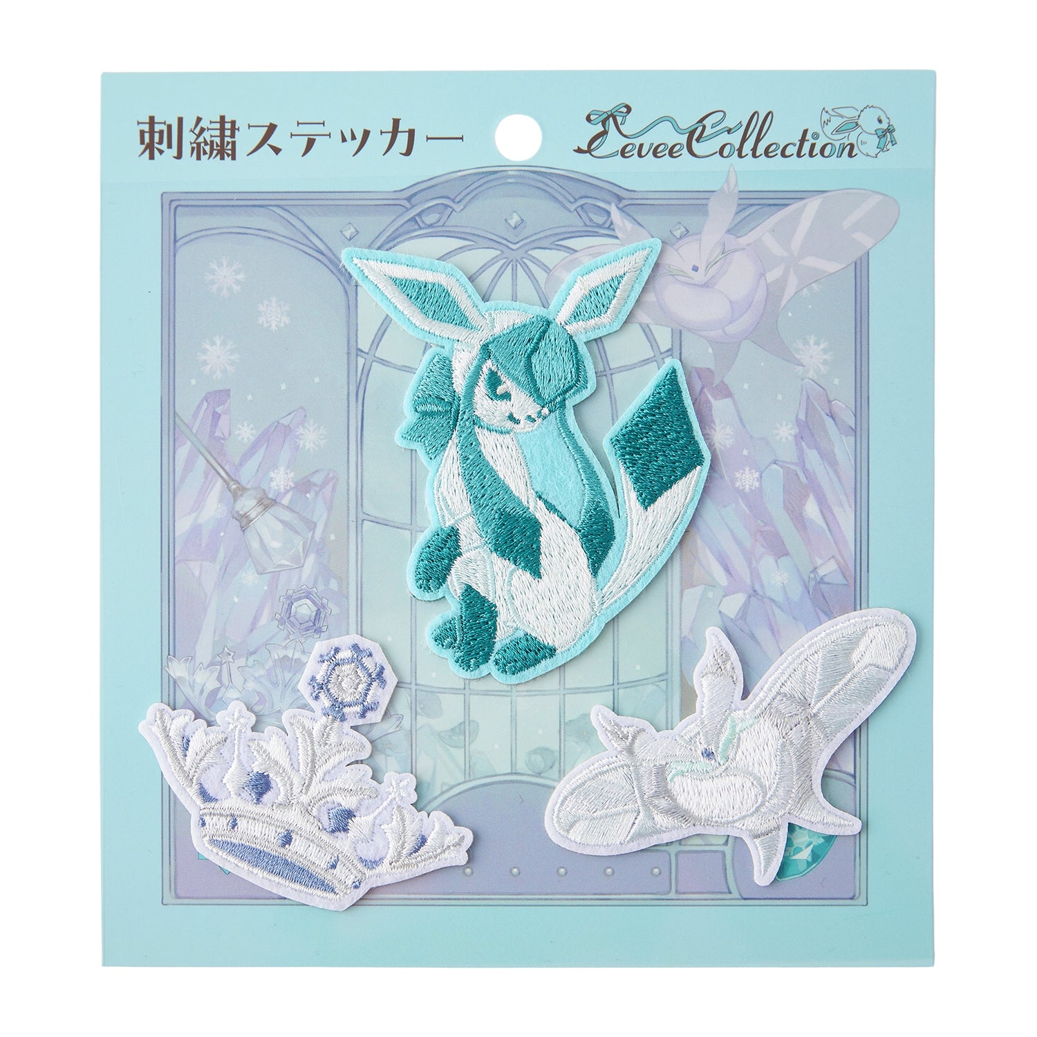 Embroidery Sticker Eevee Collection Glaceon