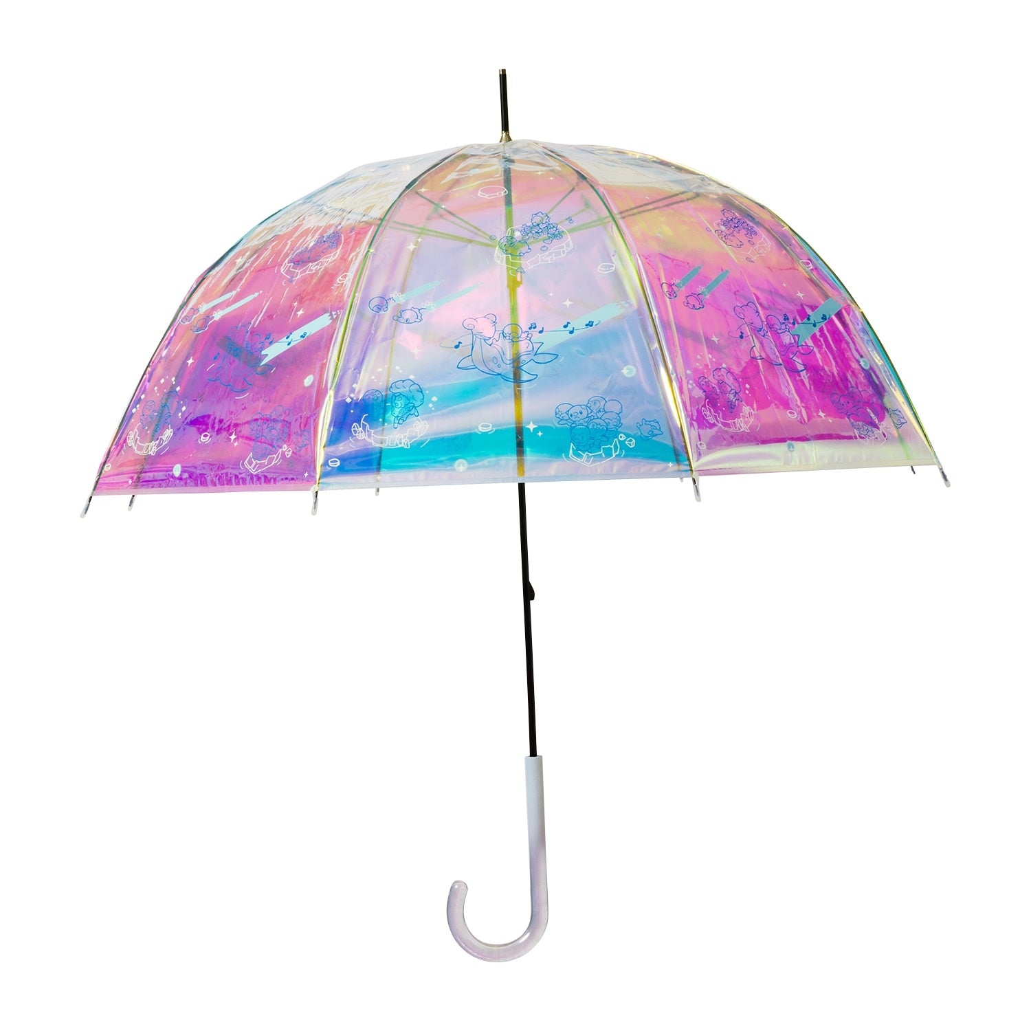 Pochama's daily life vinyl umbrella from Japan, colorful design