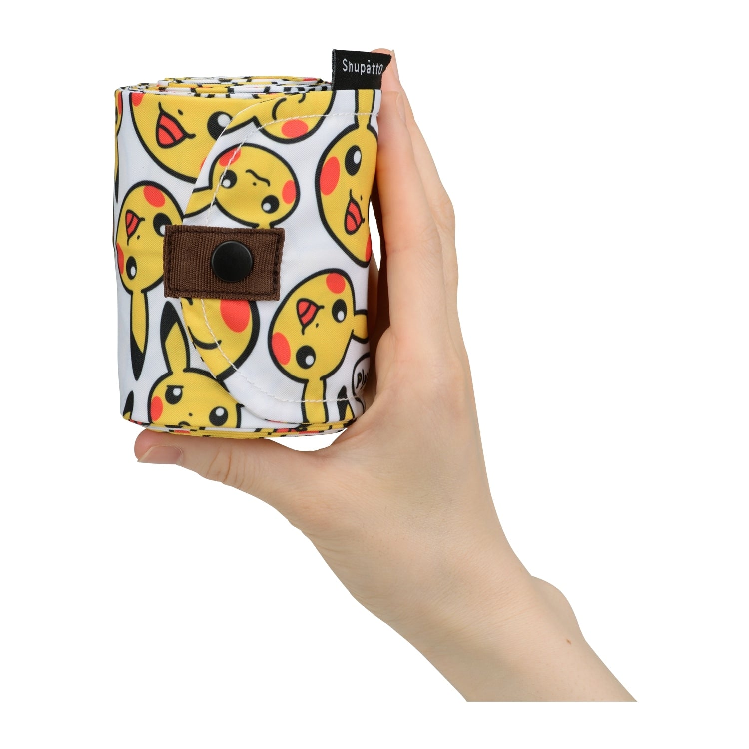 Shupatto compact bag L all-over pattern Pikachu
