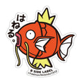 B-SIDE LABEL Pokemon sticker 129, detailed anime character from Japan