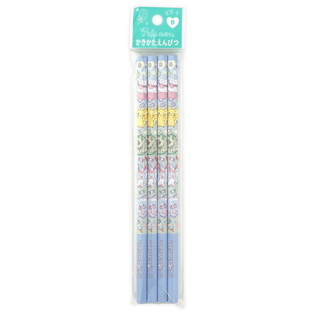 Charmander Pencil B 4 pack from Japan, featuring a Fire-type Pokemon design