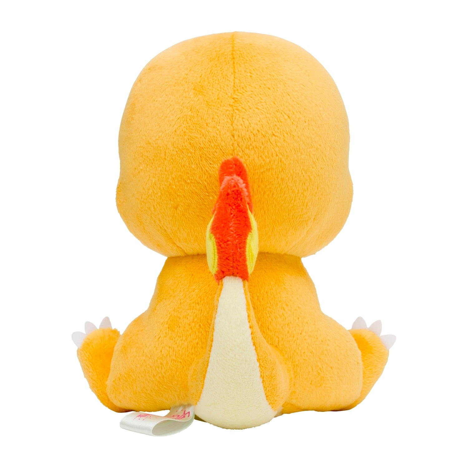 Close-up of Charmander plush face with happy expression from Japan