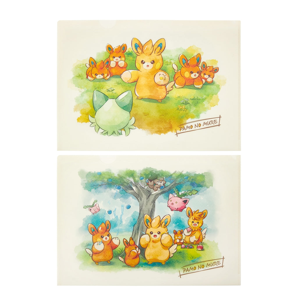 A4 clear file set of 2 PAMO NO MURE