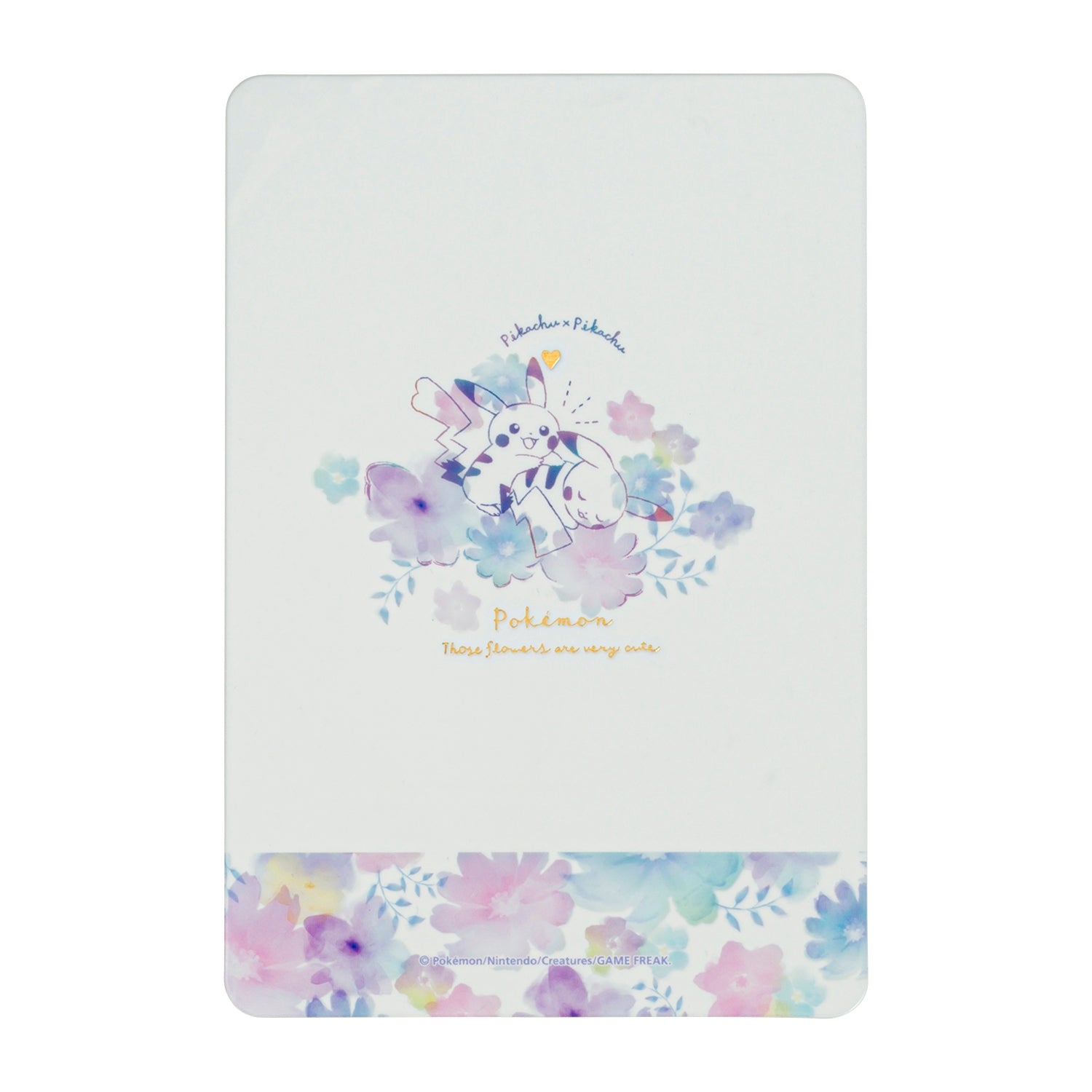 Greeting Card Multipurpose Pikachu Flowers