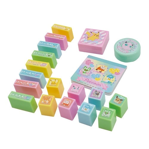 Authentic Pokemon Center Japan Stamp memo set Lovely Friends, collectible item from Japan