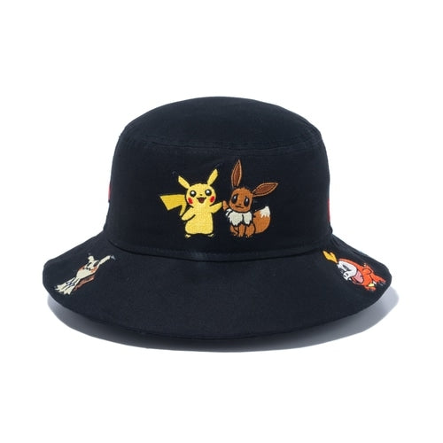 NEW ERA Youth Bucket01 ALLOVER BLK ML