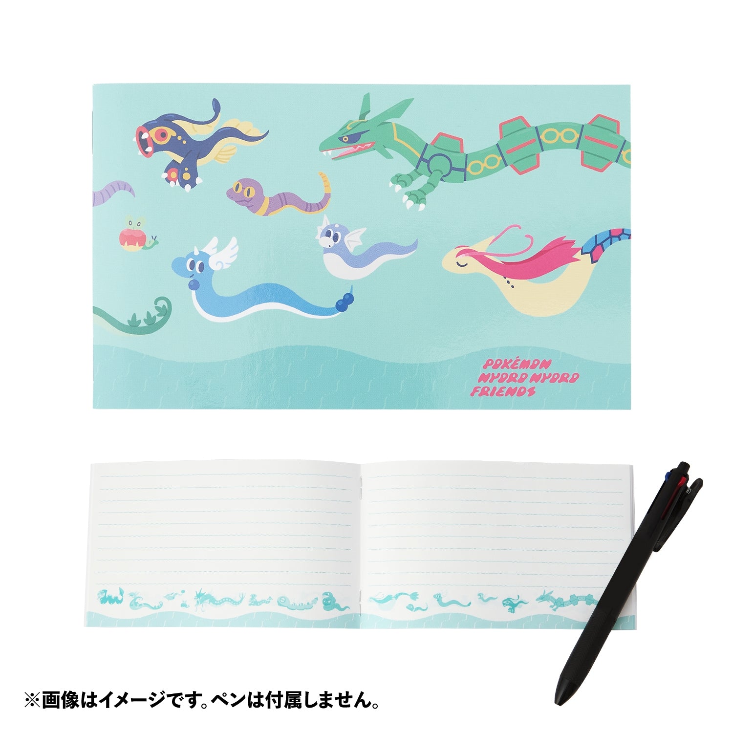 Official Pokémon Center Japan licensed NYORO NYORO Friends notebook from Japan