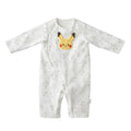Monpoke Face Print Coverall Off White