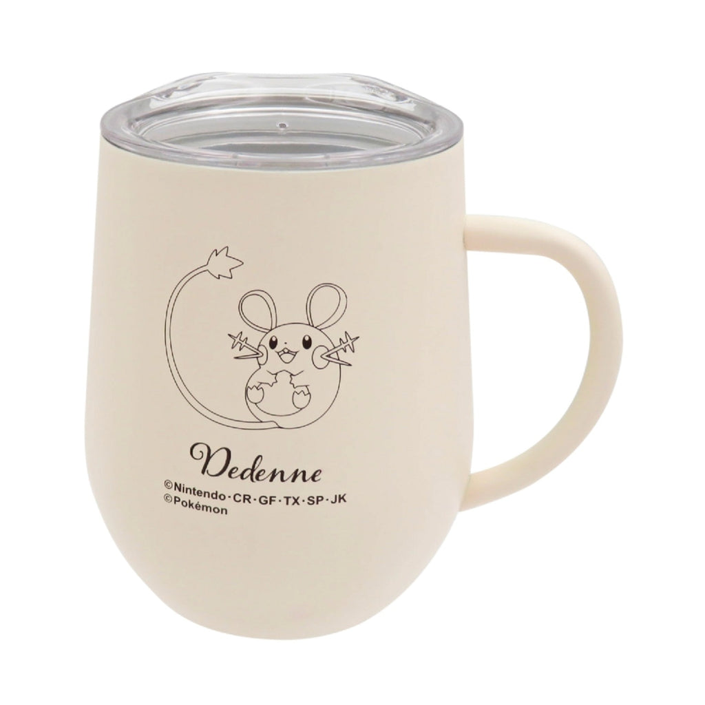 Stainless steel mug with lid Dedenne