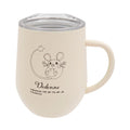 Stainless steel mug with lid Dedenne