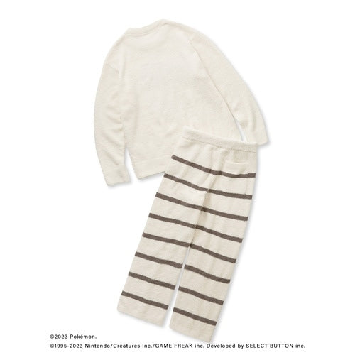 [gelato pique] Baby Moco Jacquard Pullover & Long Pants Set Ivory