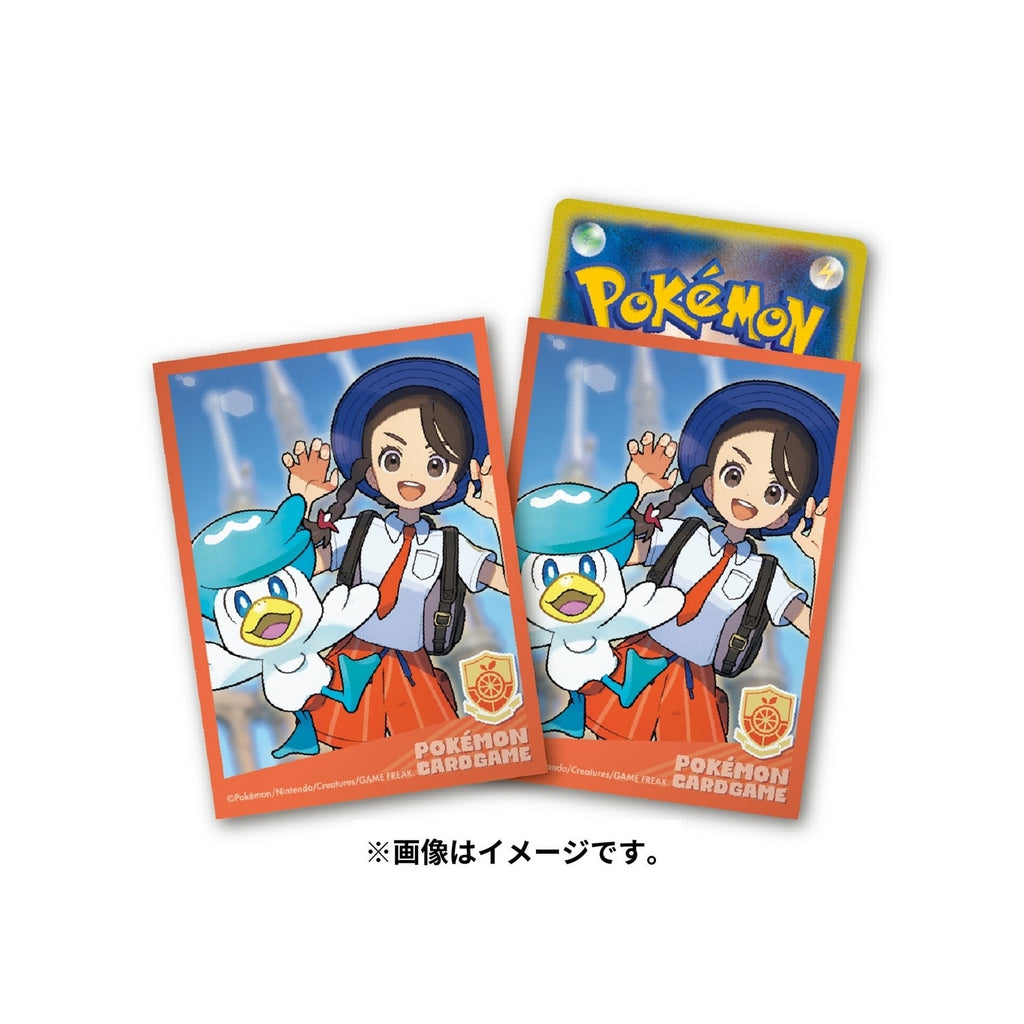 Pokémon TCG Deck Sleeves – Trainer Aoi & Quaxly (#912) | Japan Exclusive