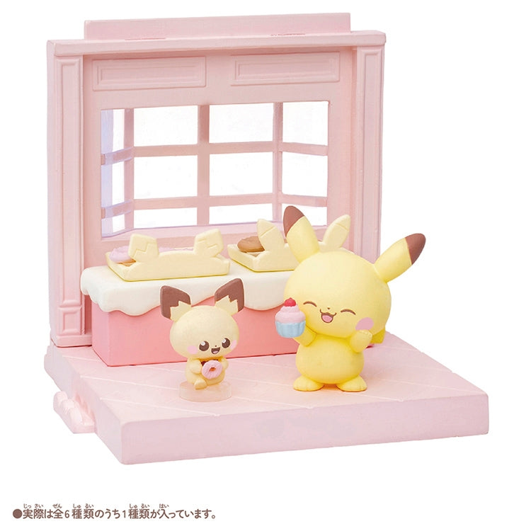 Pokepiece Collection House Sweets shop figure from Japan with colorful sweets display
