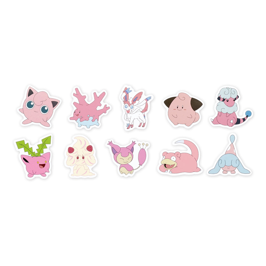 Can case sticker/Pokémon MIX pink