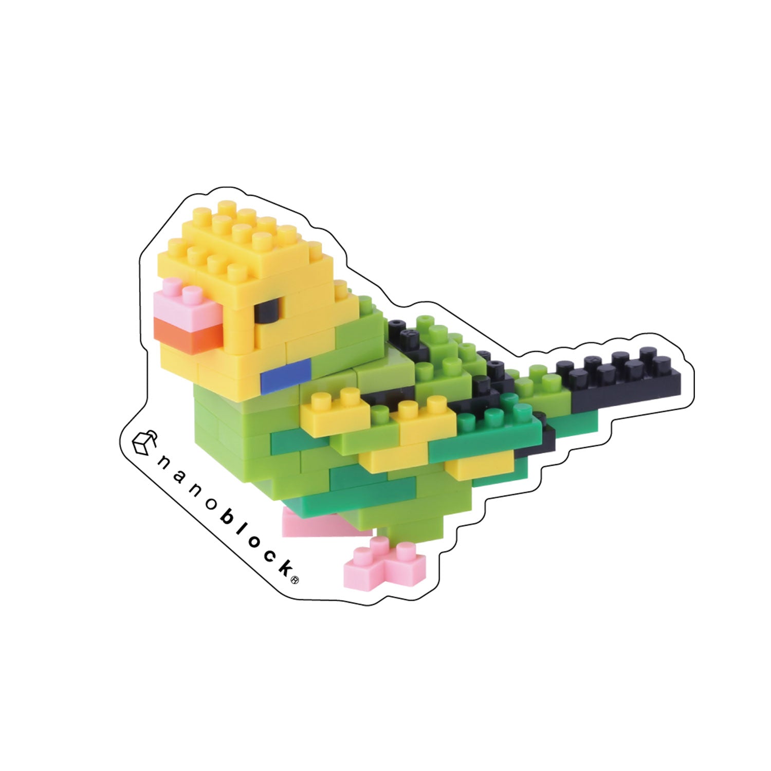 Nanoblock sticker set of 5 animals