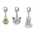 Pokemon National Encyclopedia metal charm from Japan, featuring detailed character design