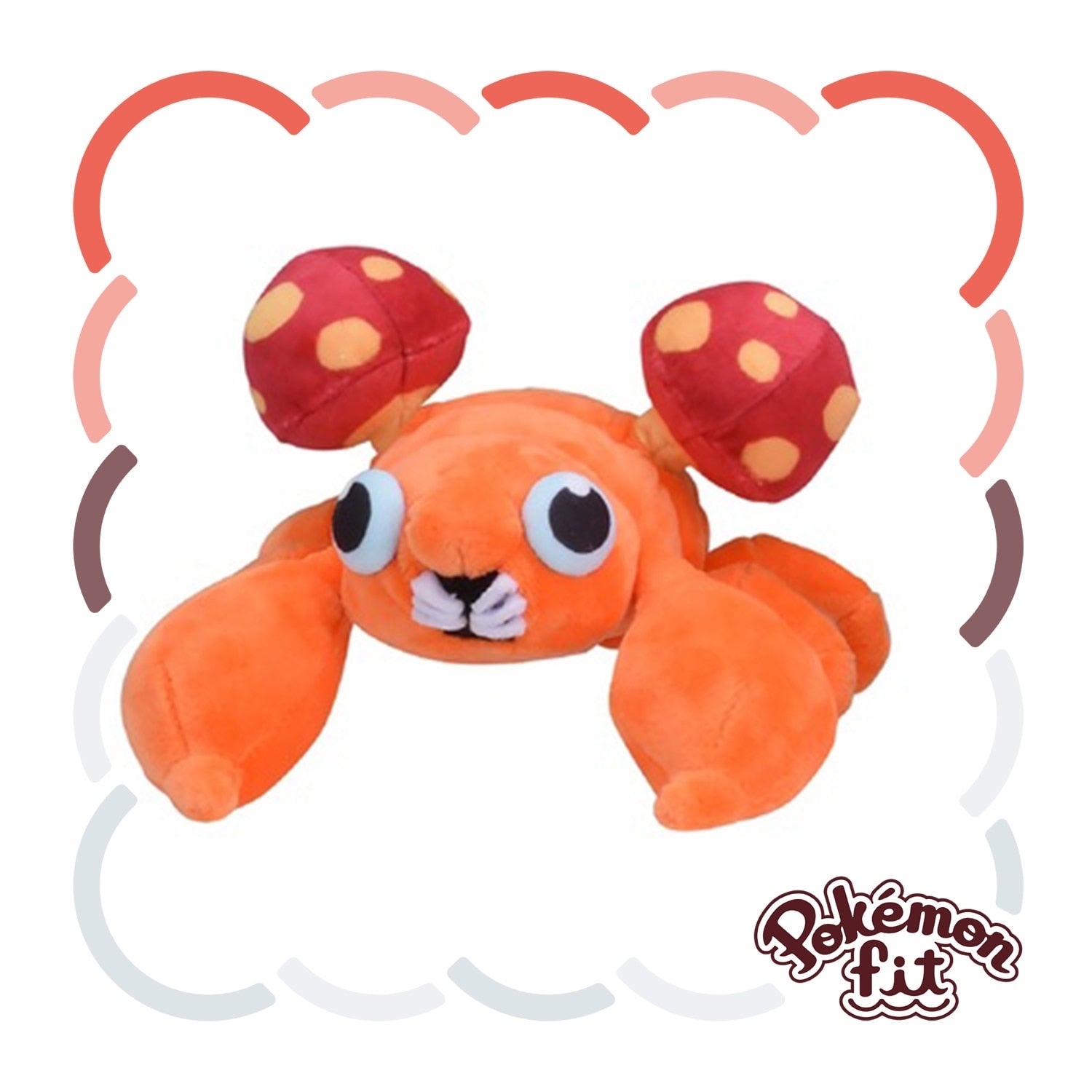 Pokémon Fit Paras (#46) Official Plush – Pokémon Center Japan