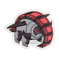 Iron Treads Pokemon Sticker from Japan, featuring Ground/Steel-type Paradox Pokemon